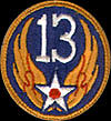 13th Air Force Patch