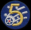 5th Air Force Patch